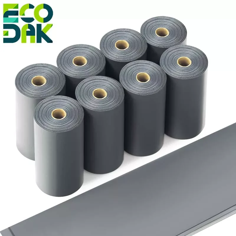 Grey dog waste bag refill rolls